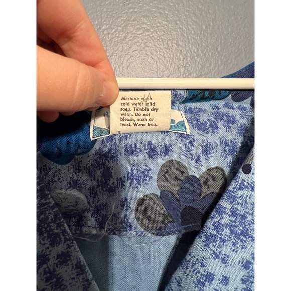 Vintage 70s Penneys Hawaii Women’s Floral Button Front Floral Maxi Dress Size 8 - Picture 5 of 11